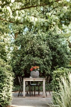 Capi Bloempot Hoog Nature Rib NL - D40 X H32cm - Antraciet -Bloempot Kortings Winkel vaas bol rib nl 40x32 antraciet bloempot 7 4