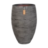 Capi Bloempot Hoog Nature Elegant Deluxe Rib NL - D38 X H58cm - Antraciet -Bloempot Kortings Winkel vaas elegant deluxe rib nl 40x60 antraciet bloempot 1 4