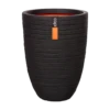 Capi Bloempot Nature Elegant Row NL - D34 X H47cm - Zwart -Bloempot Kortings Winkel vaas elegant laag row nl 36x47 zwart bloempot 1 4
