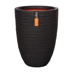 Capi Bloempot Nature Elegant Row NL - D46 X H58cm - Zwart