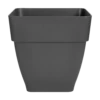 Bloempot Elho Vibia Campana Vierkant 37cm - Antraciet -Bloempot Kortings Winkel vibia campana vierkant 37 plantenbak antraciet 1 8