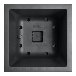 Elho Vivo Next Vierkant Wielen 30cm - Living Black -Bloempot Kortings Winkel vivo next vierkant wielen 30cm living black 3 1